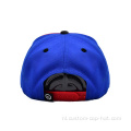 3D rubberen patch -logo platte rand snapback cap